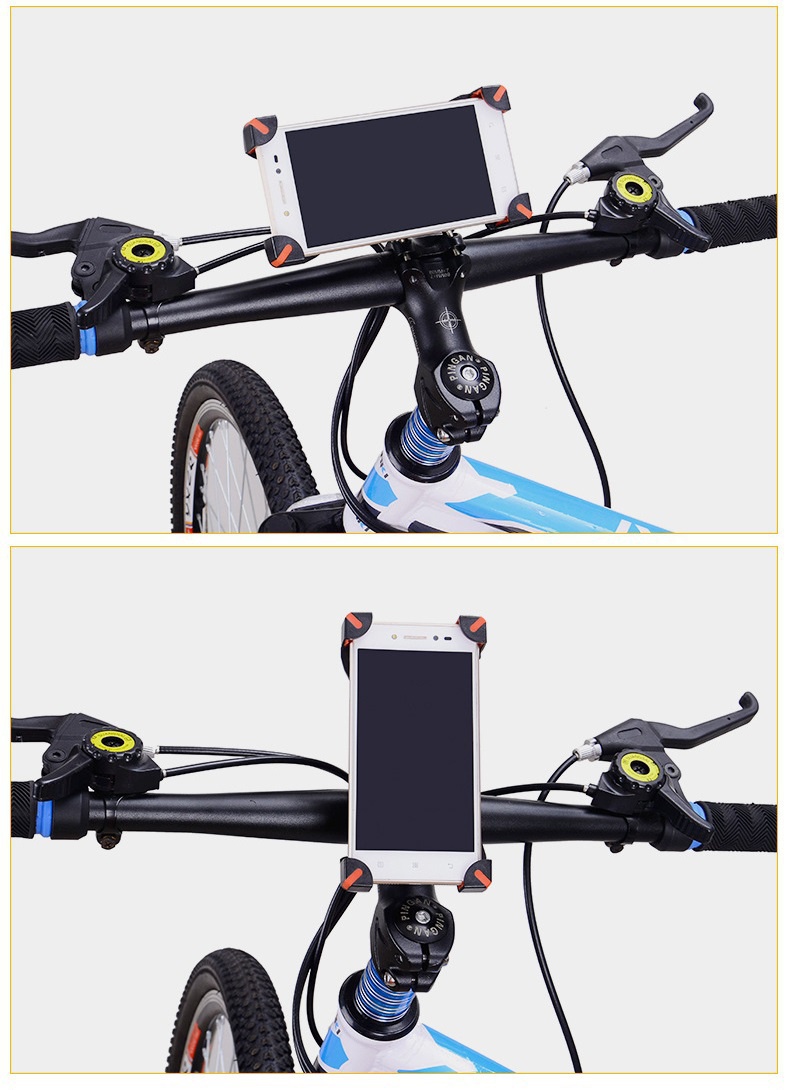 Kẹp Giữ Điện Thoại Gắn Tay Lái Xe Đạp Và Mô Tô